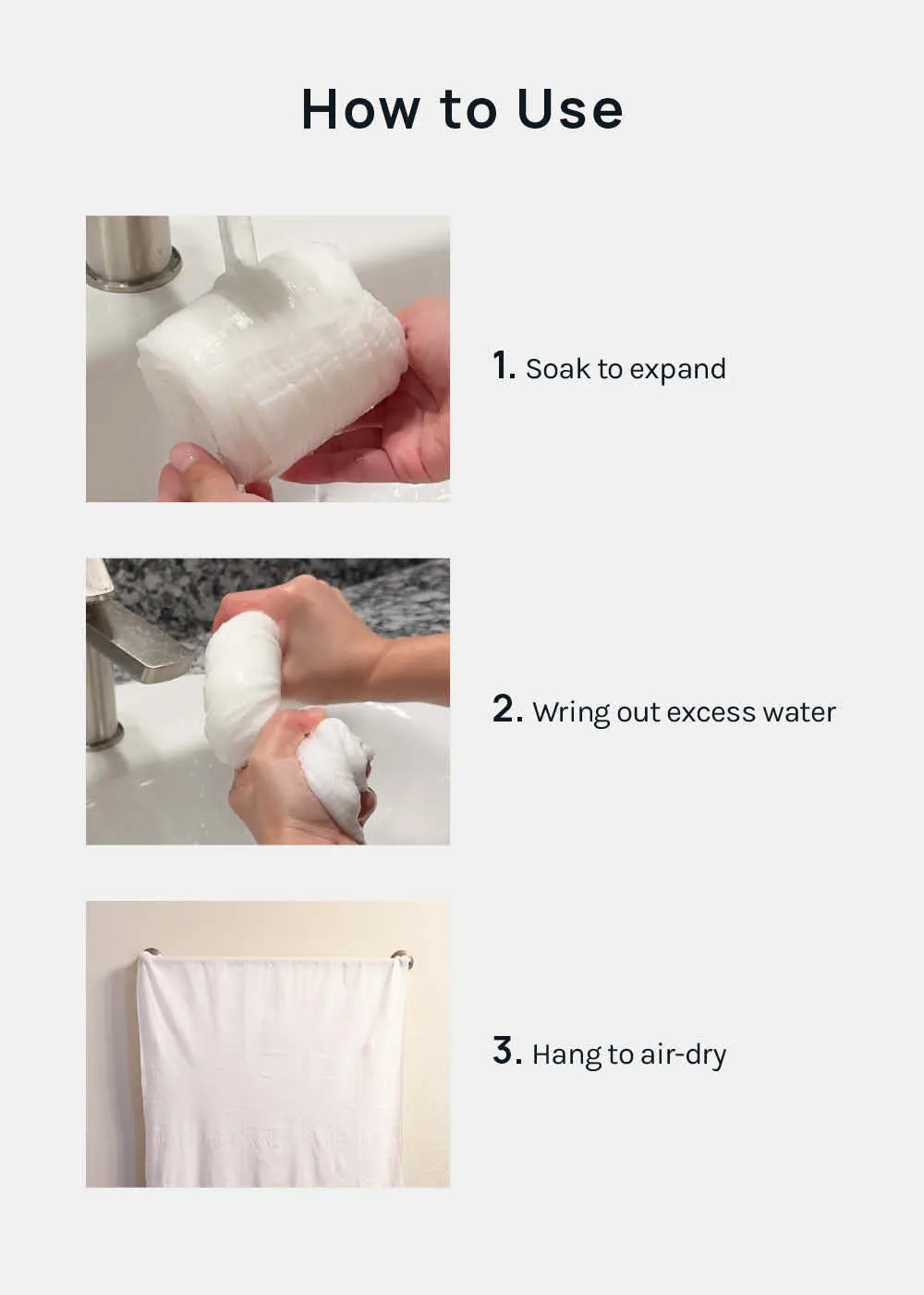 AOA Compressed Full-Sized Bath Towel
