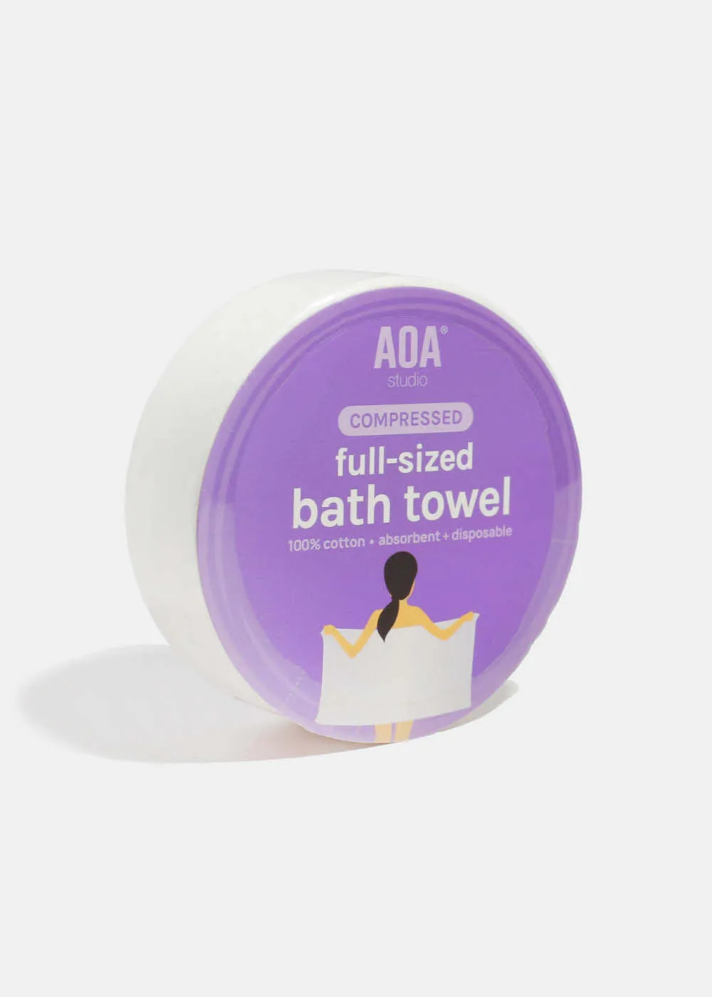 AOA Compressed Full-Sized Bath Towel