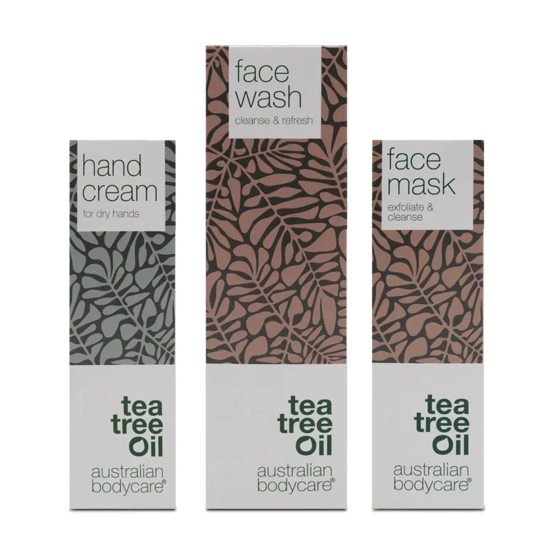 Australian Bodycare Tea Tree Oil Bath, Body & Hand Cream Set