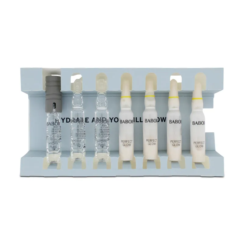 Babor Hydra & Glow Ampoule Serum Concentrates 7 x 2ml (Blemished Box)