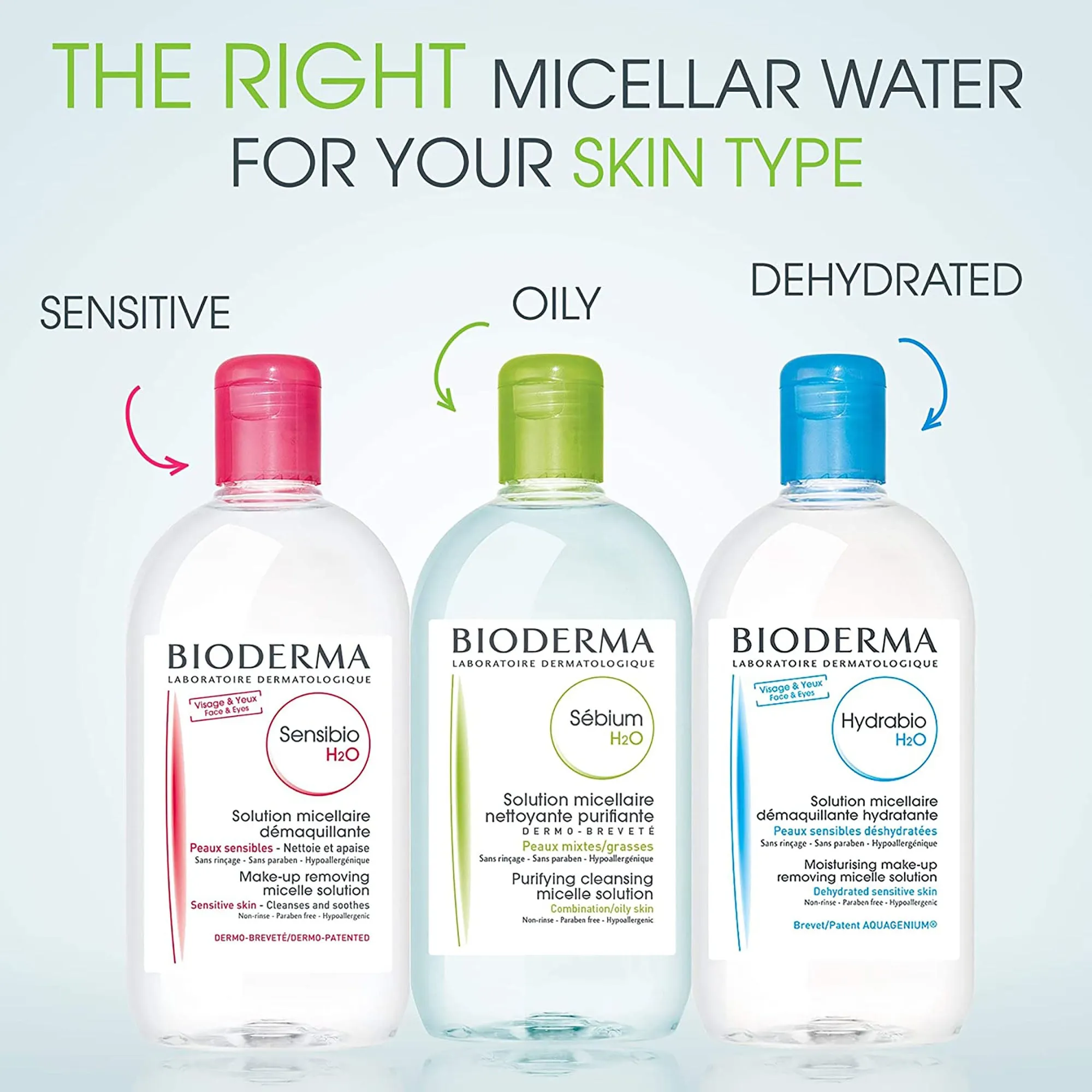 Bioderma Sebium H20 2 Pack - 16oz