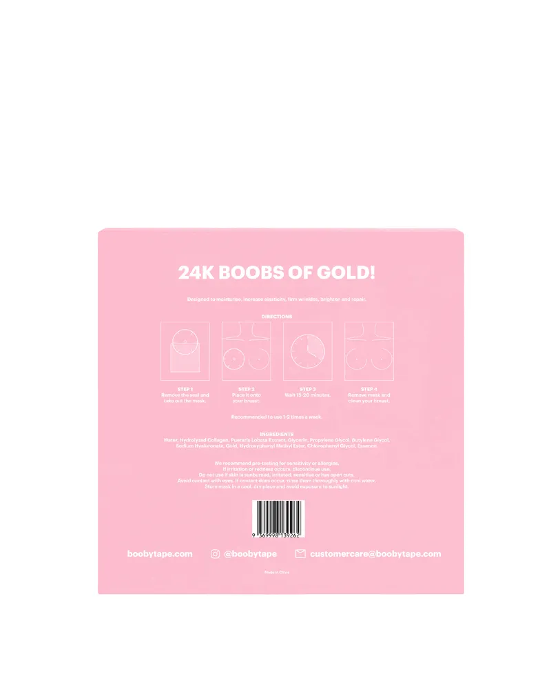 Booby Tape 24K Gold Breast Masks