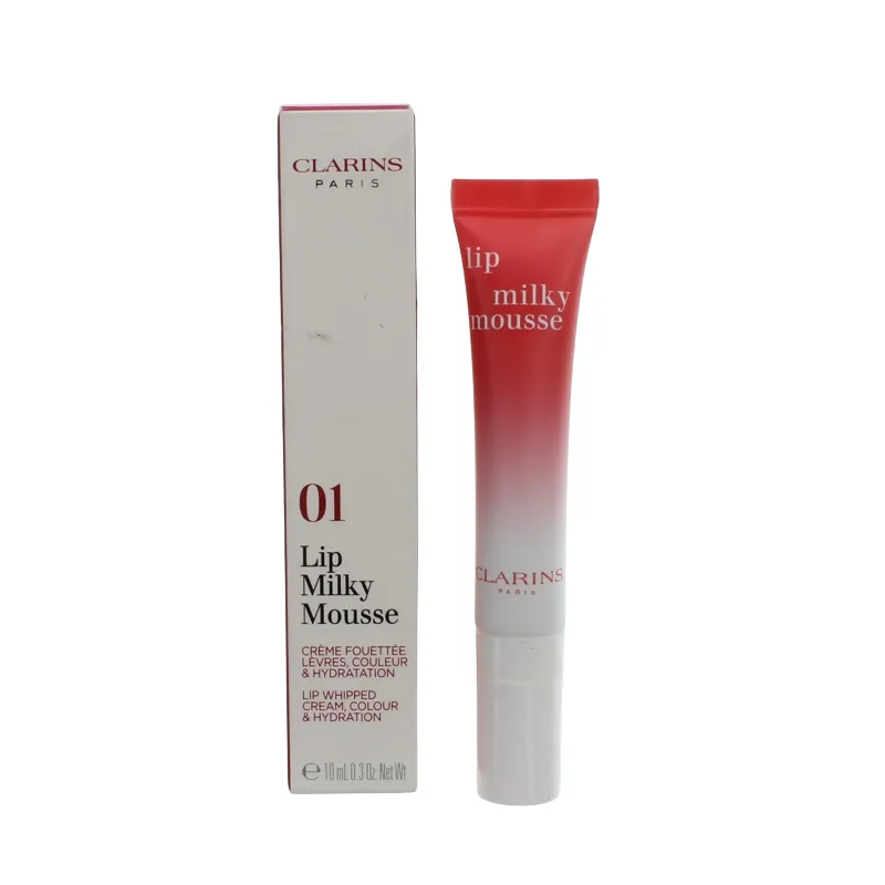 Clarins Lip Milky Mousse Pink Lip Balm 01 Milky Strawberry