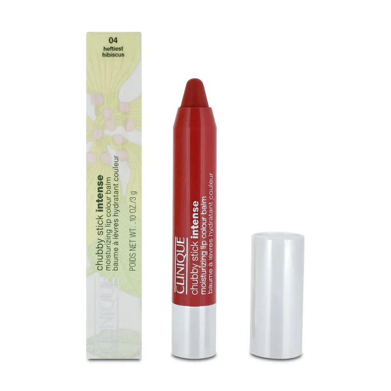 Clinique Chubby Stick Intense Red Lip Balm 04 Heftiest Hibiscus