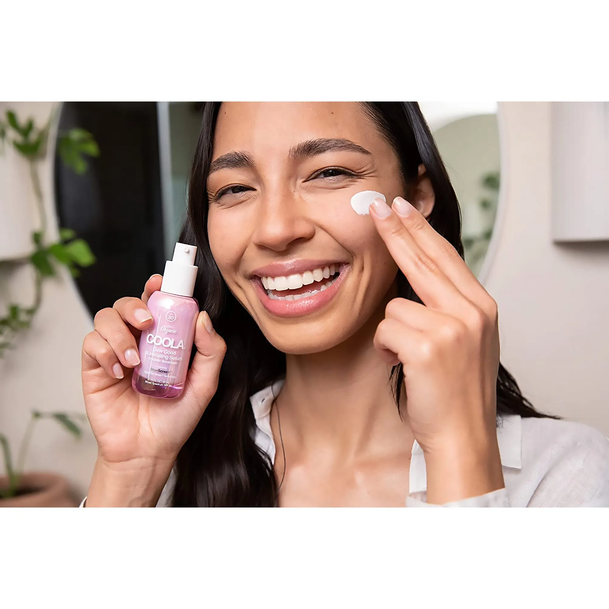 COOLA Suncare Dew Good Illuminating Serum Sunscreen with Probiotic Technology SPF 30