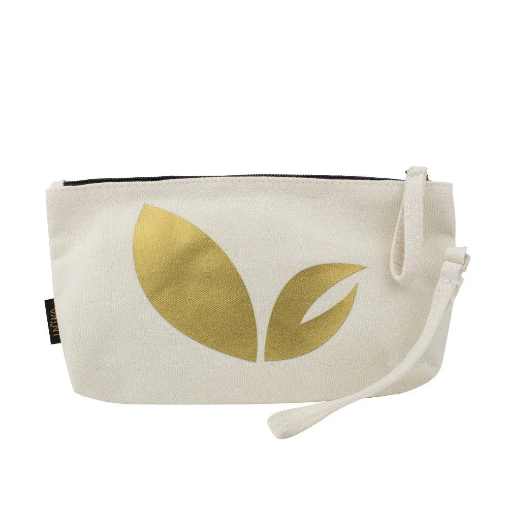 Cosmetic Canvas Pouch (Beige) Inika Organic
