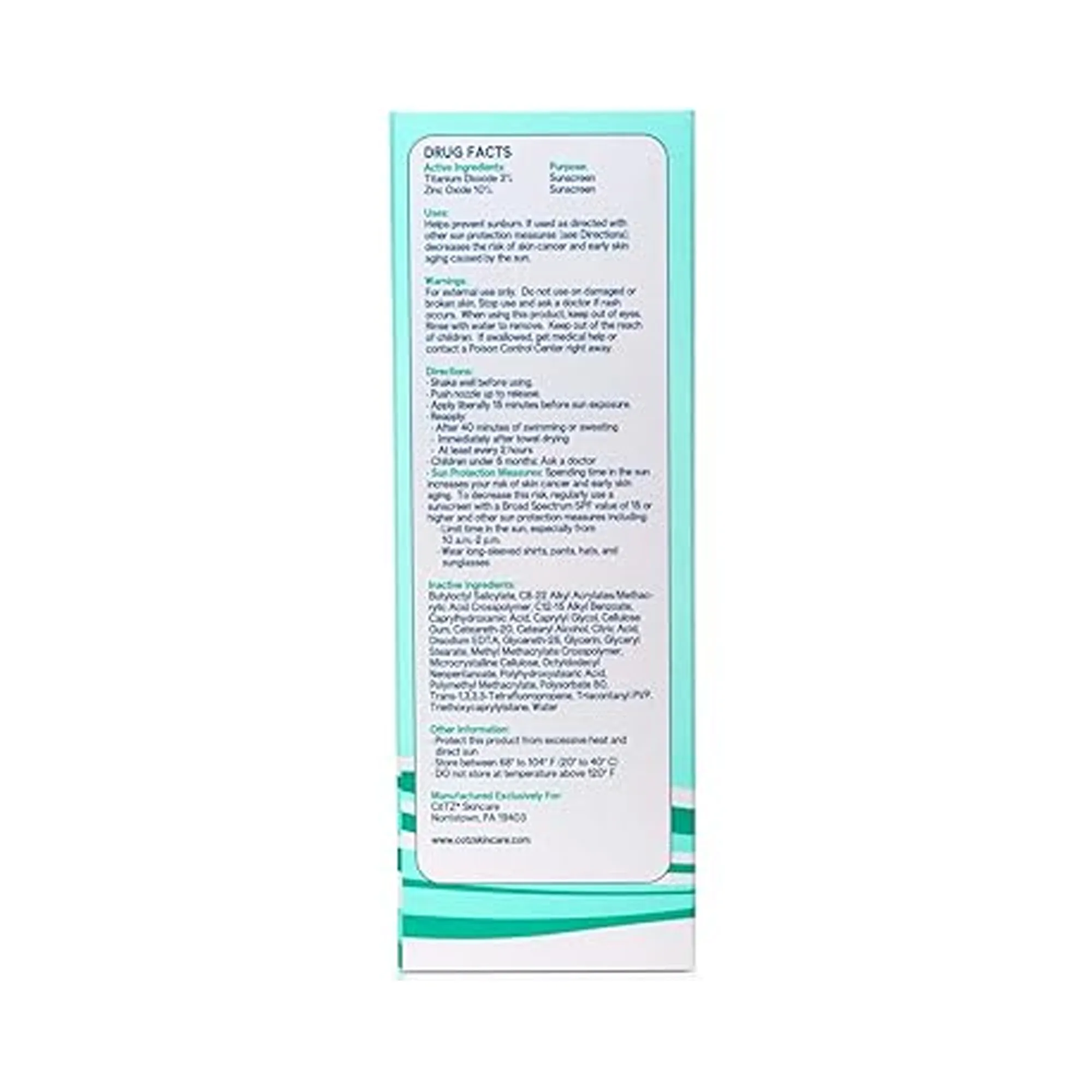 CoTZ Silky Foam SPF 30