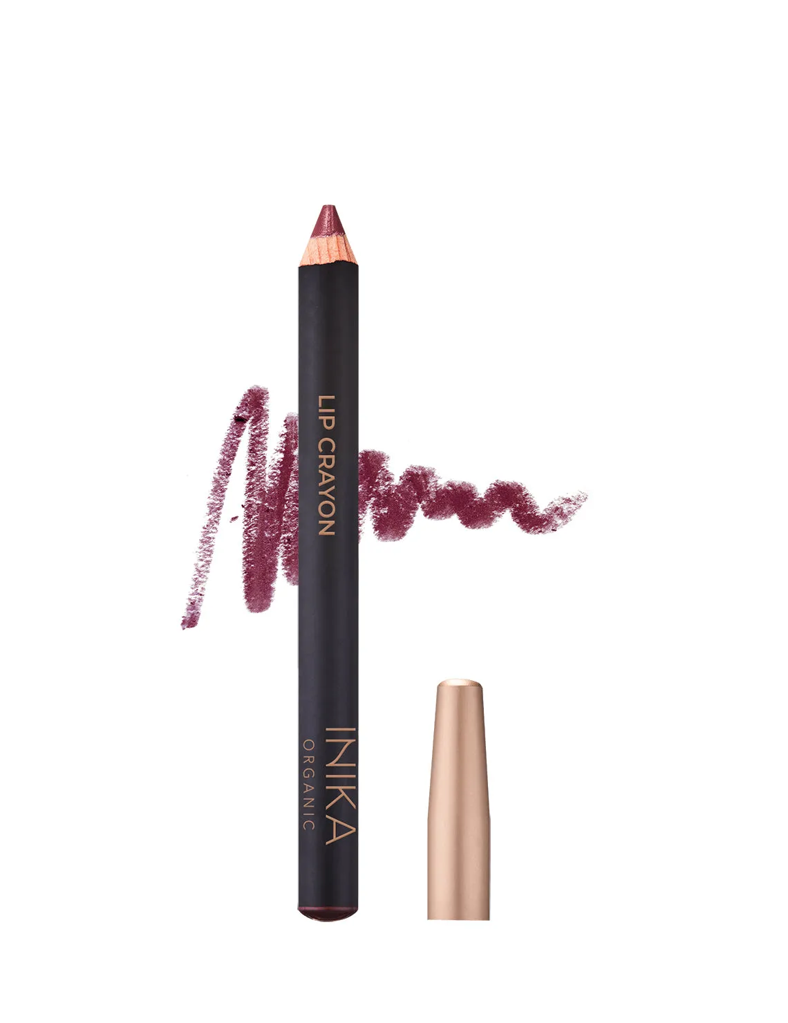 INIKA Organic Lipstick Crayon (Deep Plum) Inika Organic
