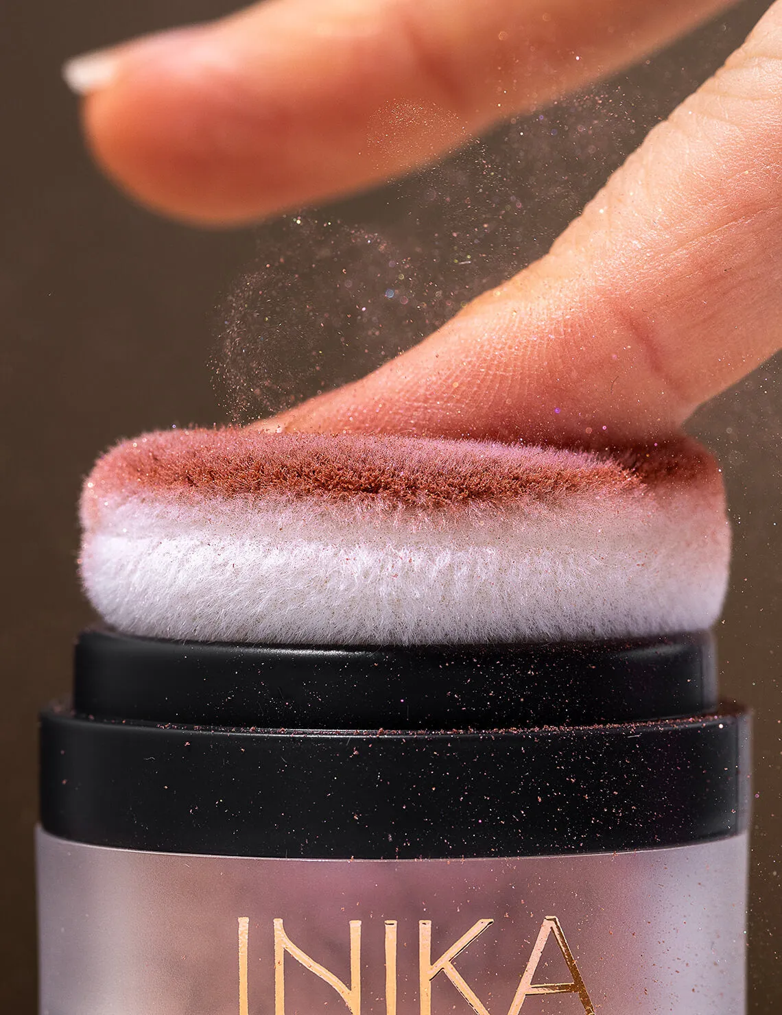 INIKA Organic Mineral Blush Puff Pot (Rosy Glow) Inika Organic