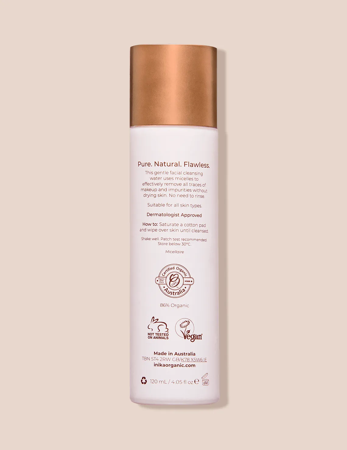 INIKA Organic Phyto-Active Rosewater Micellar Inika Organic
