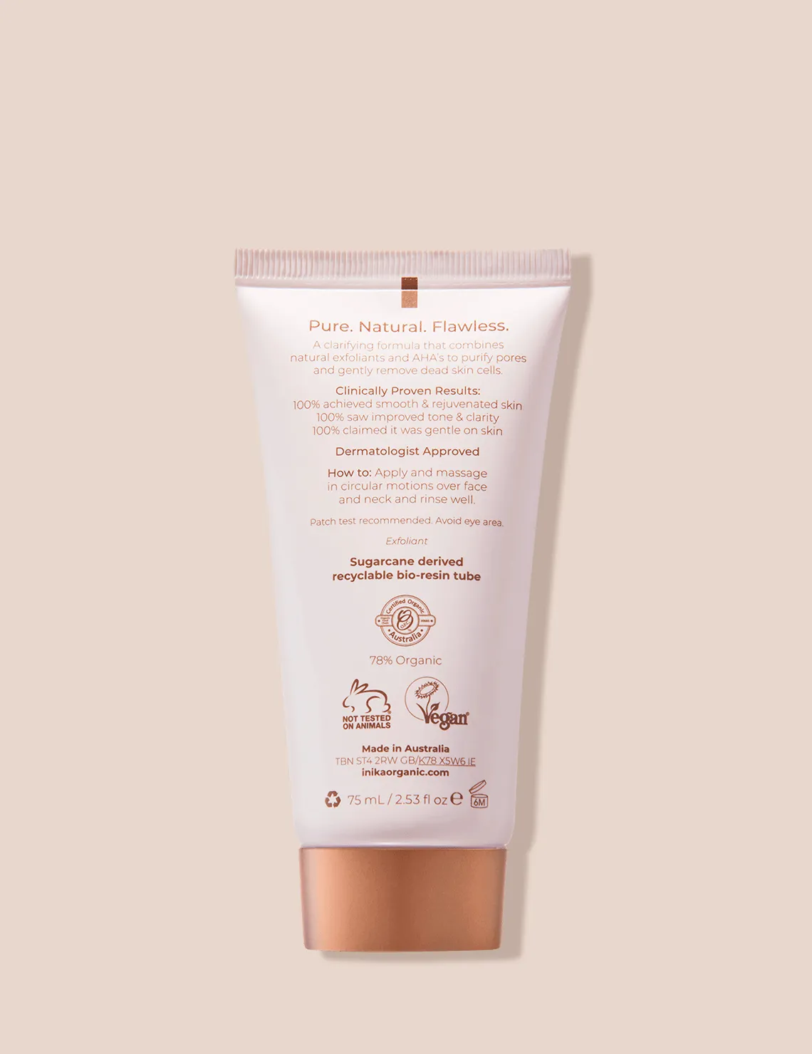INIKA Organic Phytofuse Renew Exfoliator Inika Organic