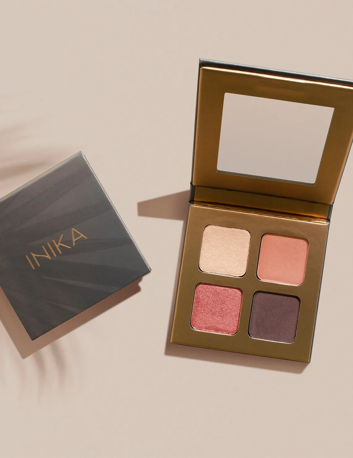 INIKA Organic Quad Eyeshadow Palette (Flowers) Inika Organic