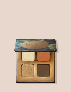 INIKA Organic Quad Eyeshadow Palette (Sunset) Inika Organic