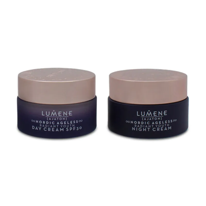 Lumene Nordic Youth Day   Night Cream Duo 2 x 50ml (Blemished Box)