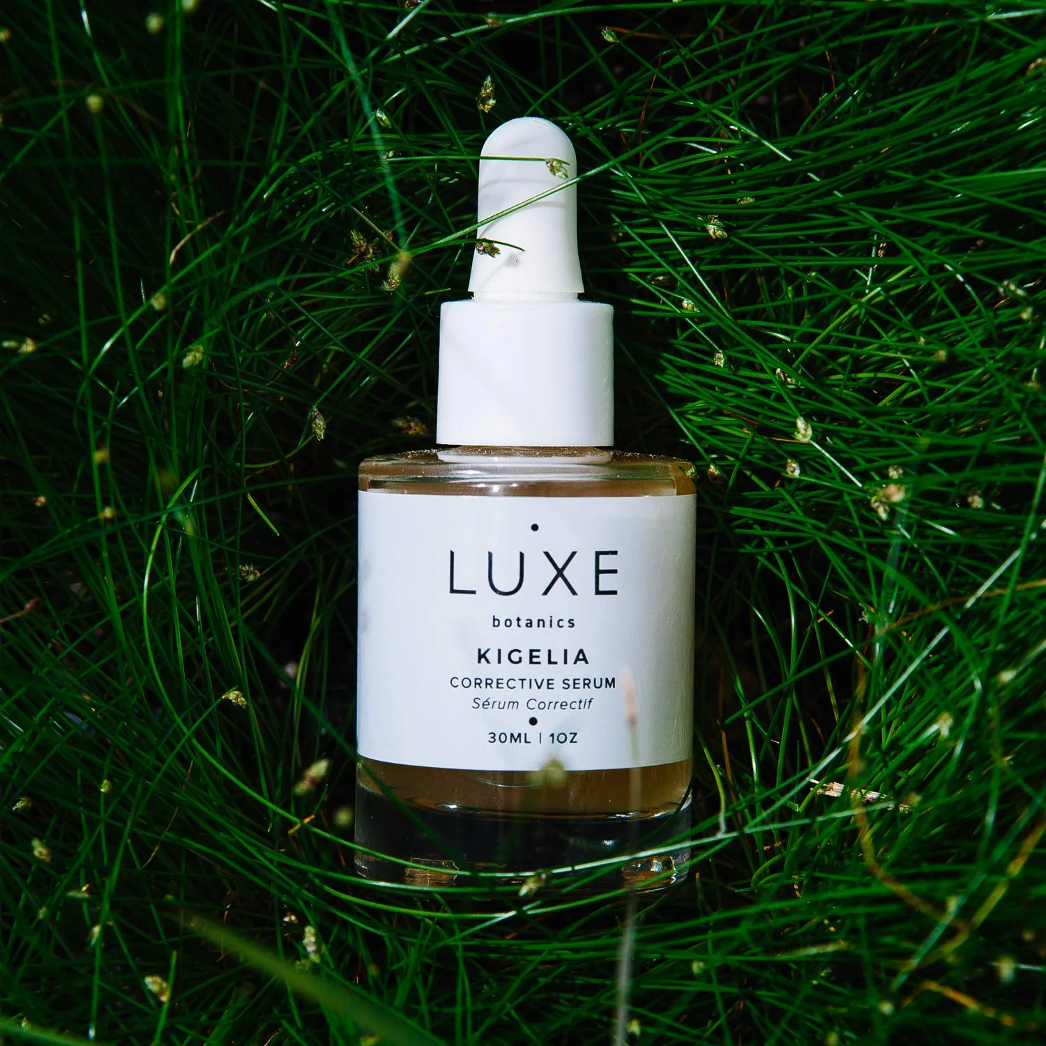 Luxe Botanics Kigelia Corrective Serum - Address Blemish & Acne Prone Skin and Support Cell Regeneration - Certified Organic Kiglelia Africana, Vitamin C, Sodium Hyaluronate (1oz)