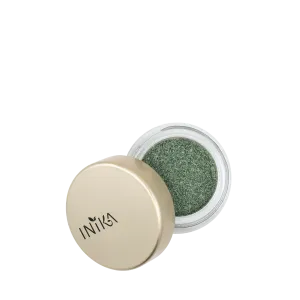Mineral Metallic Eyeshadow Paint (Emerald) Inika Organic