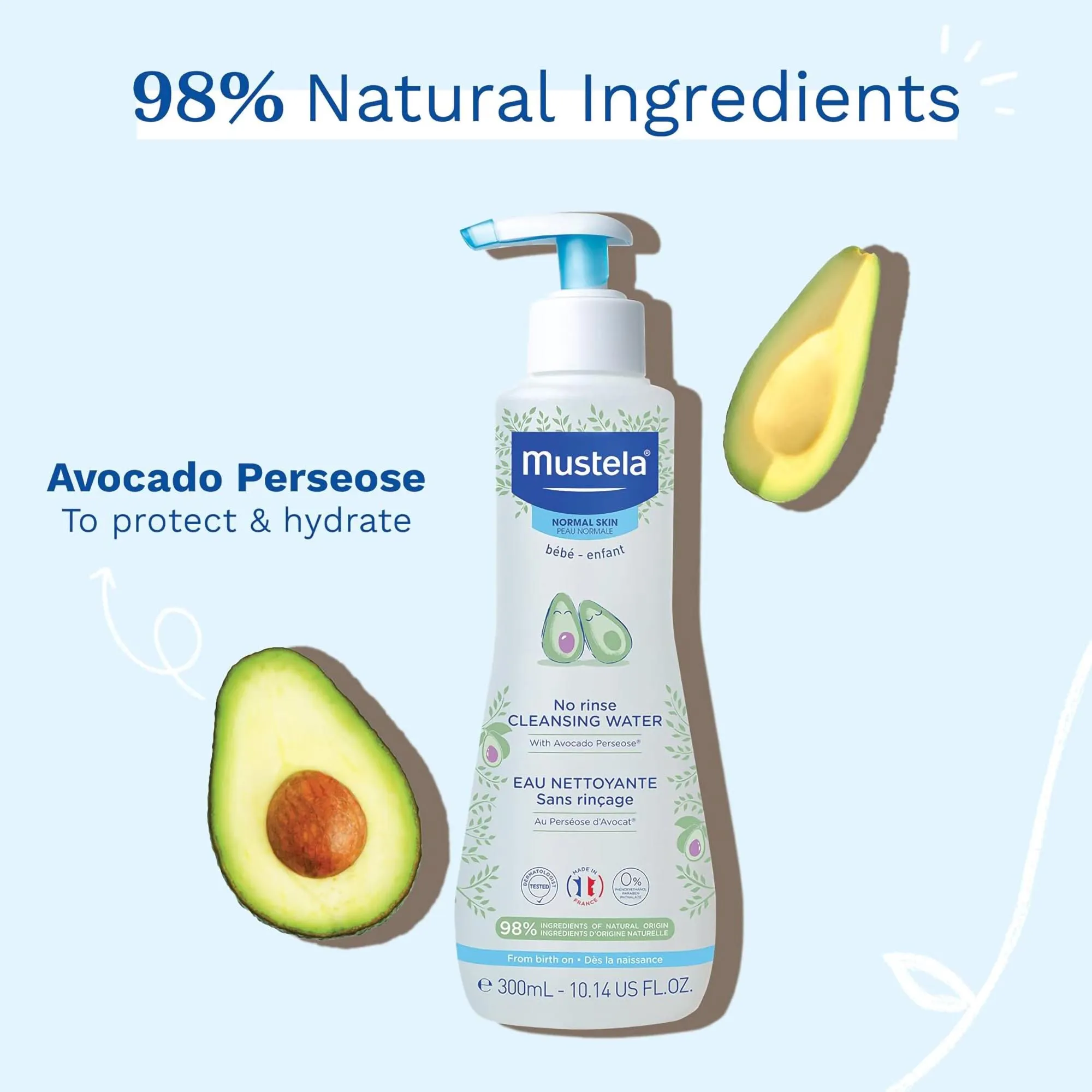 Mustela No Rinse Cleansing Baby Micellar Water