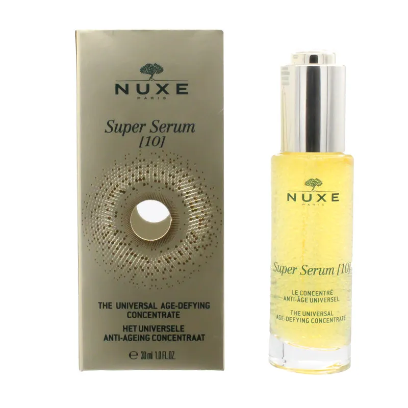 Nuxe Super Serum [10] Anti-Ageing Face Serum 30ml (Blemished Box)