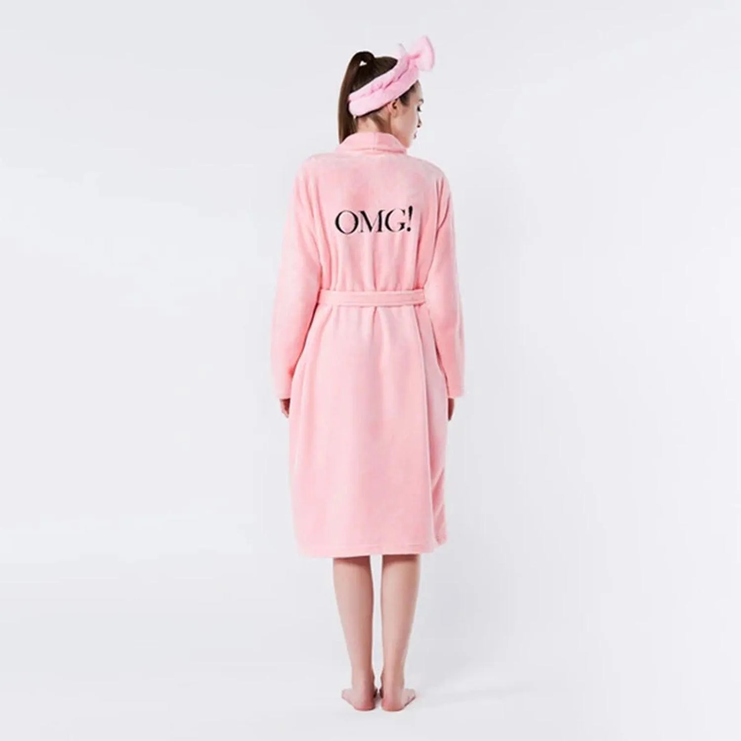 O.M.G.! Spa Robe Pink