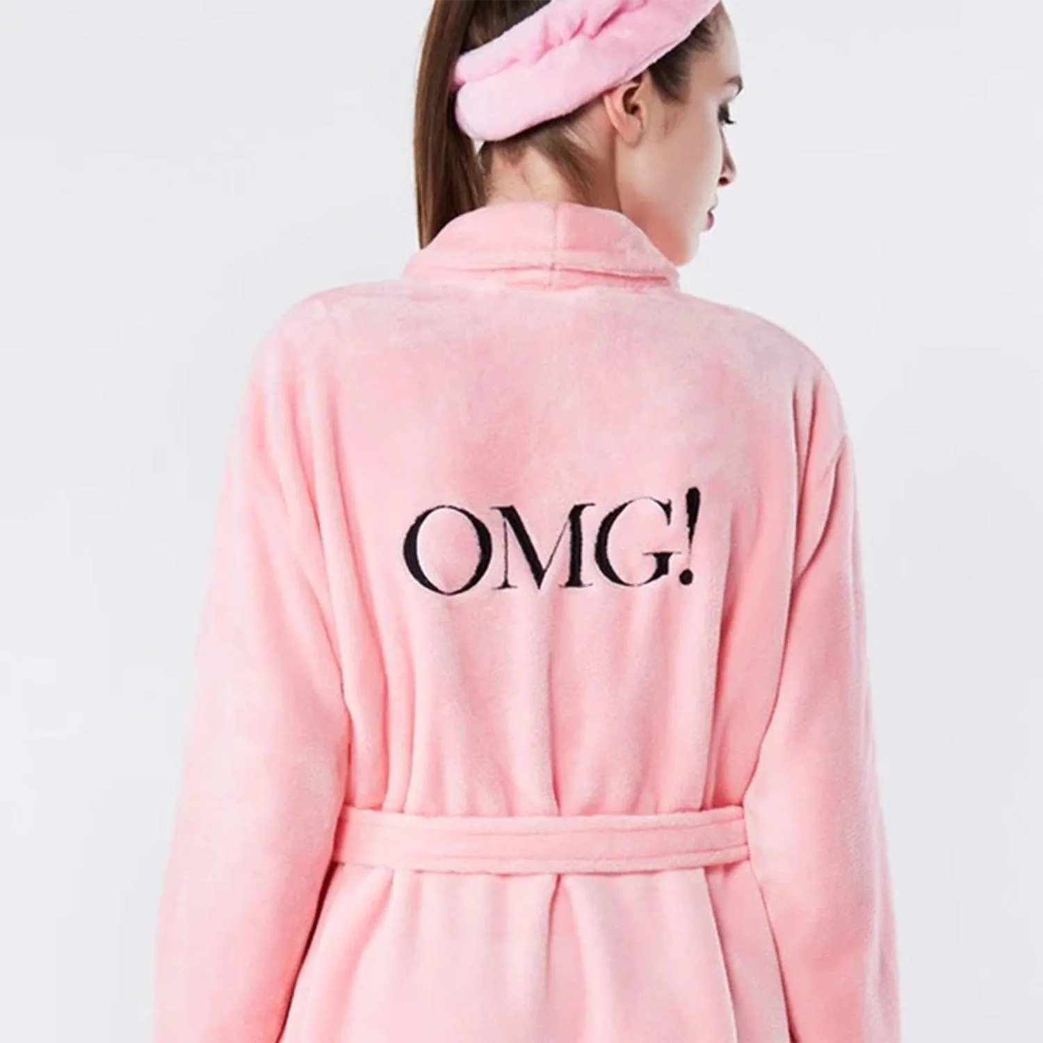 O.M.G.! Spa Robe Pink