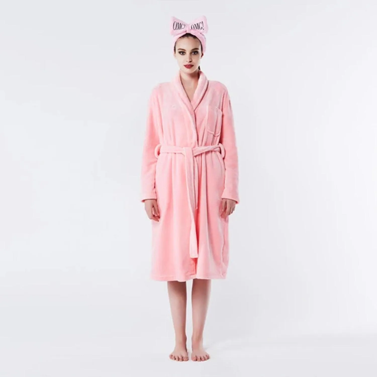 O.M.G.! Spa Robe Pink
