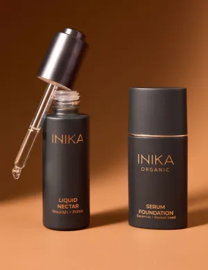 Organic Serum Foundation & Liquid Nectar Bundle Inika Organic