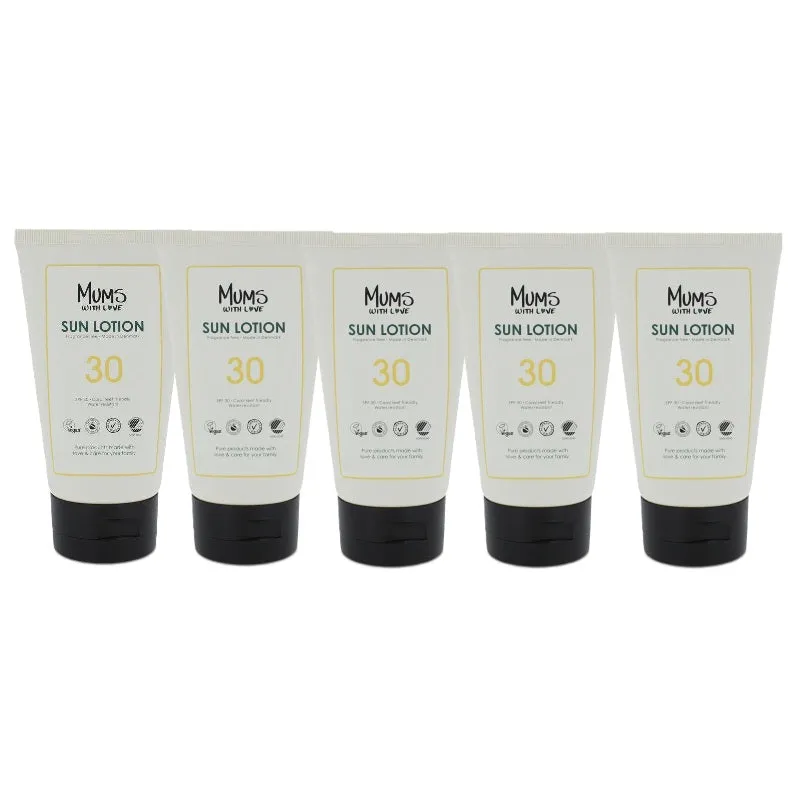 Sun Lotion SPF30 150ml x 5 - By Mums With Love