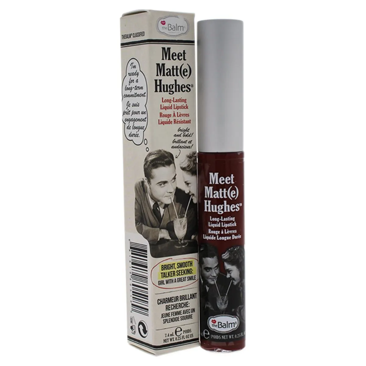theBalm W-C-10714 Meet Matte Hughes Long Lasting Liquid Lipstick - Adoring for Womens - 0.25 oz