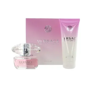 Versace Bright Crystal 50ml Eau De Toilette & Body Lotion Gift Set