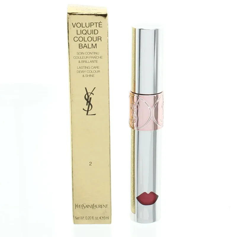 YSL Volupte Liquid Colour Lip Balm - Pink 2 Expose Me Rose
