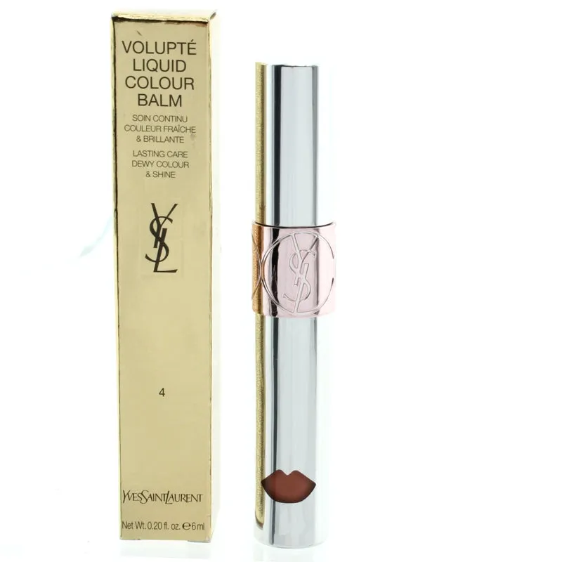 YSL Volupte Liquid Lip Balm 4 Spy On Me Nude