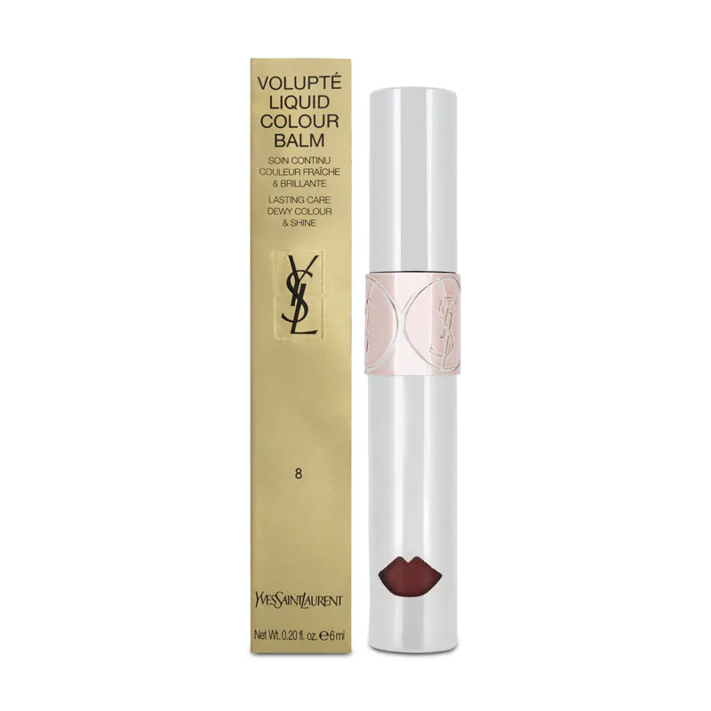 YSL Volupte Liquid Lip Balm 8 Excite Me Pink  (Blemished Box)